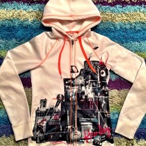 Hurley music live concert sweater zip up hoodie